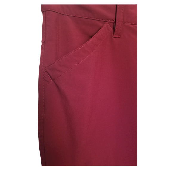 Eddie Bauer Women's Burgandy Capri Pants Size 6 (30), Inseam 21 in, Length 30 in - Picture 6 of 10